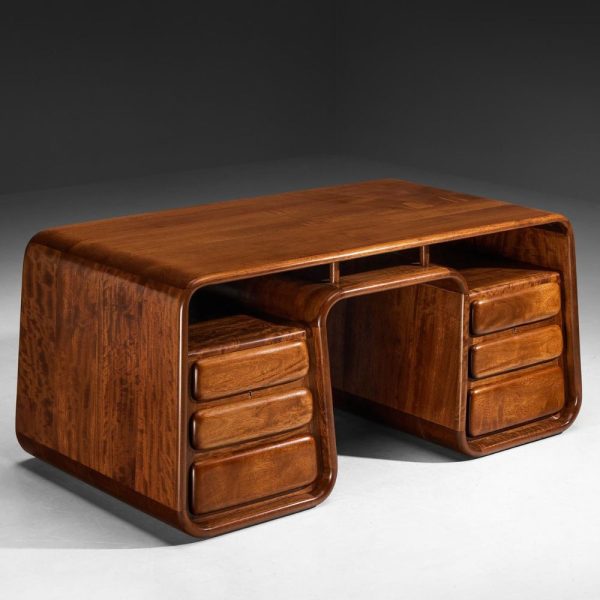 Hasthshilpa Artisanal Solid Wood Freestanding Desk