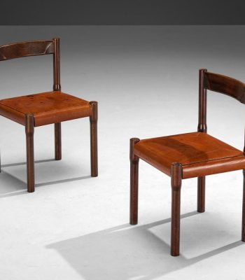 Buy Hasthshilpa Ebony Leather Dining Chairs | Dining Chair | Wooden Chair | Wooden Dining Chair | Dining Room Furniture | Dining Furniture | Hasthshilpa Luxe | Luxury Furniture | Solid Wood Chair