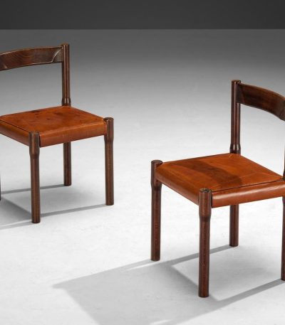 Buy Hasthshilpa Ebony Leather Dining Chairs | Dining Chair | Wooden Chair | Wooden Dining Chair | Dining Room Furniture | Dining Furniture | Hasthshilpa Luxe | Luxury Furniture | Solid Wood Chair