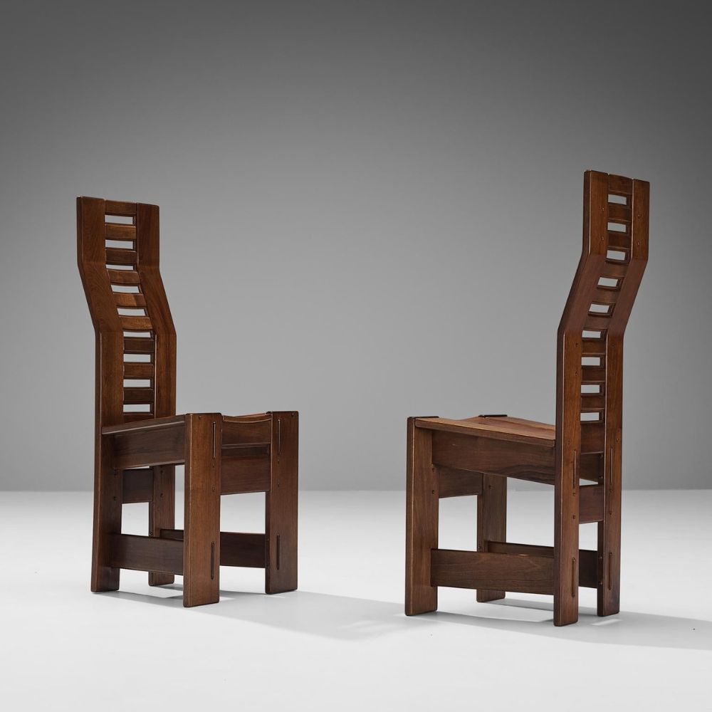 Buy Hasthshilpa Walnut Elegance Dining Chairs | Dining Chair | Wooden Chair | Wooden Dining Chair | Dining Furniture | Dining Room Furniture | Hasthshilpa Luxe | Luxury Furniture