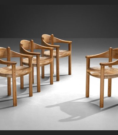 Buy Hasthshilpa Solid Pine Four-Armchair Set | Armchair | Wooden Armchair | Luxury Furniture | Hastshilpa Luxe